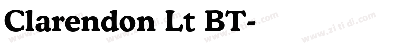 Clarendon Lt BT字体转换